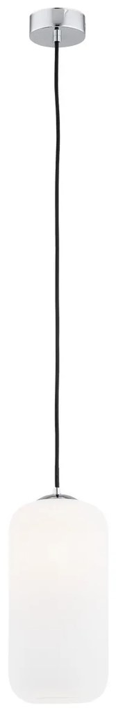 Pendul sticla design decorativ KALIMERA 14cm alb opal