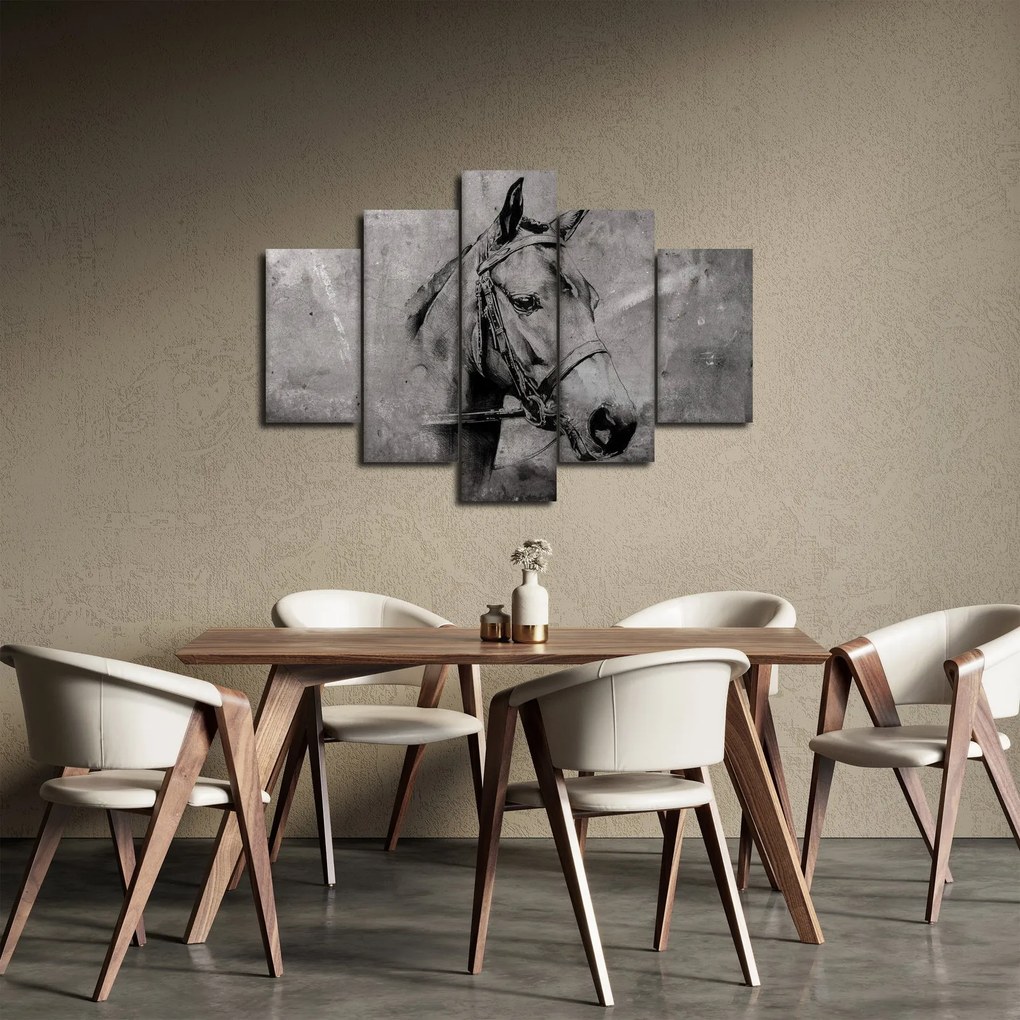 Tablou - Portret de cal (150x105 cm)