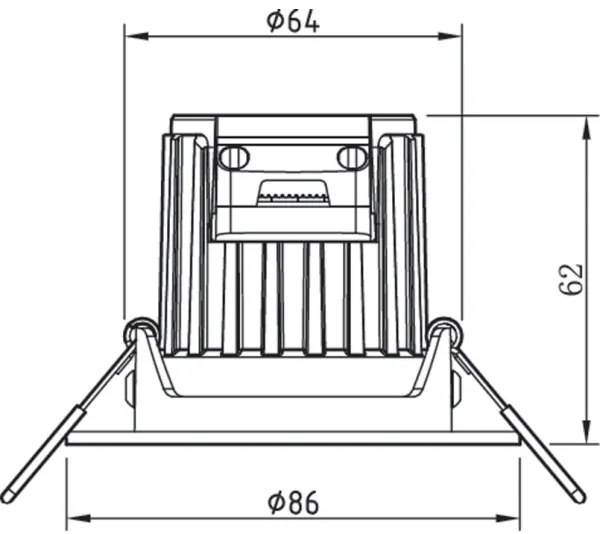 Philips - Set 3x LED lămpi baie ABROSA LED/9W/230V IP44 dimabile