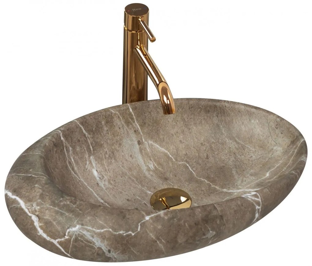 Lavoar Roxy B Stone ceramica sanitara - 49 cm