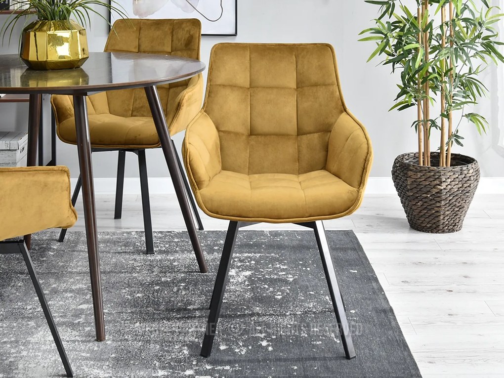 Scaun Aranbura (auriu + negru). Promo -17%. 1110925