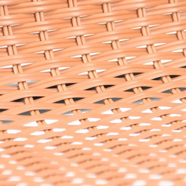 Sada de scaune de grădină stivuibile, în culorile gri/petrec