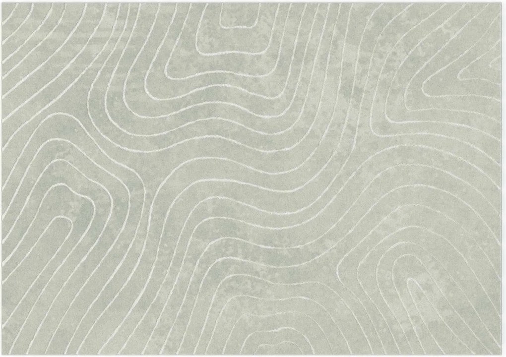 vidaXL Covoare de zonă PALMERAS Verde 280 x 200 cm Poliester