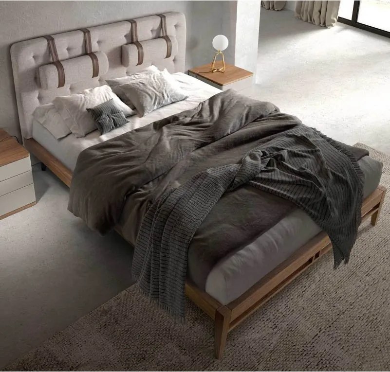 Pat dublu design modern Platin, 160x200cm