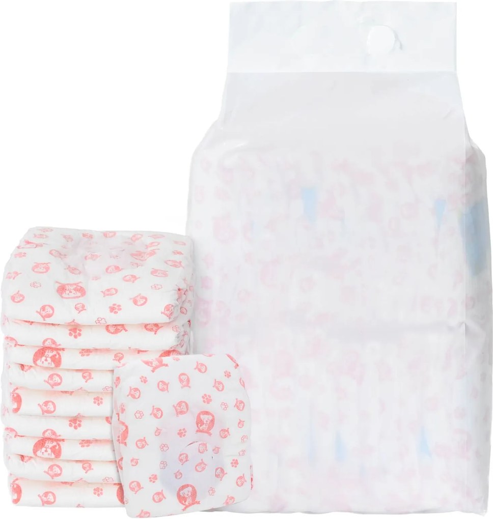 vidaXL Pantaloni absorbanti de unică folosință pentru câini femele 30 pcs