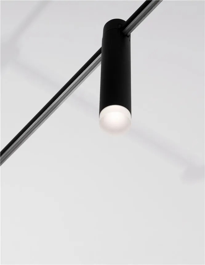 Accesoriu, Corp de iluminat pentru sistemul magnetic PUZZLE si GRAMMI, Bar negru