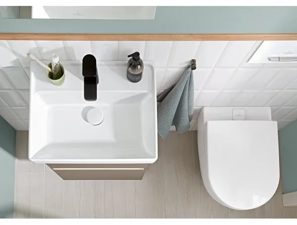 Capac WC, Villeroy&Boch Subway 2.0, cu inchidere lenta, 9M68S101