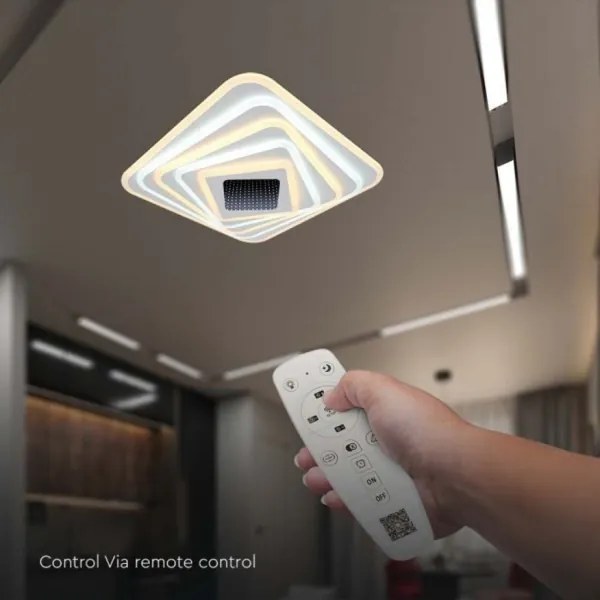 Plafonieră LED dimabilă LED/150W/230V 3000-6500K + telecomandă