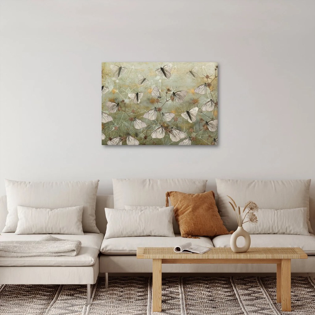 Tablou - Vintege fluturi (70x50 cm)
