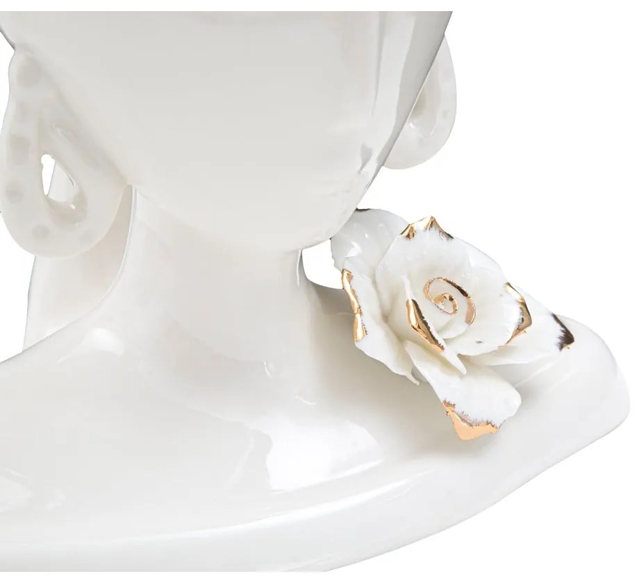 Vază din porțelan Mauro Ferretti Young Woman, alb