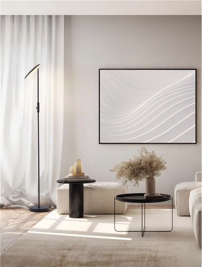 Lampadar/Lampa de podea LED modern NOTOS negru