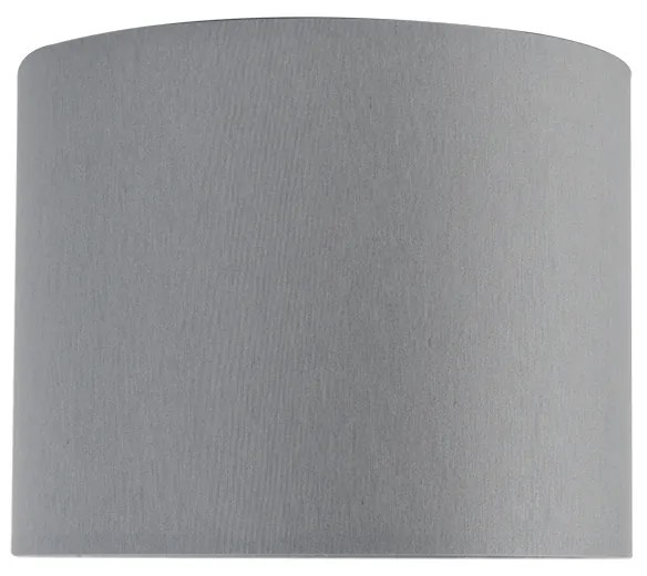 Abajur gri 18/18/14 cu interior alb