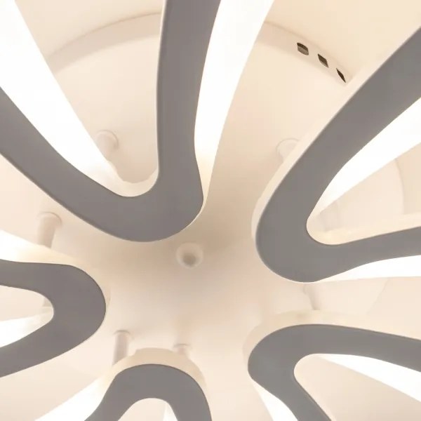 Lustră LED dimabilă aplicată Brilagi TWIST LED/55W/230V 3000-6500K alb + telecomandă