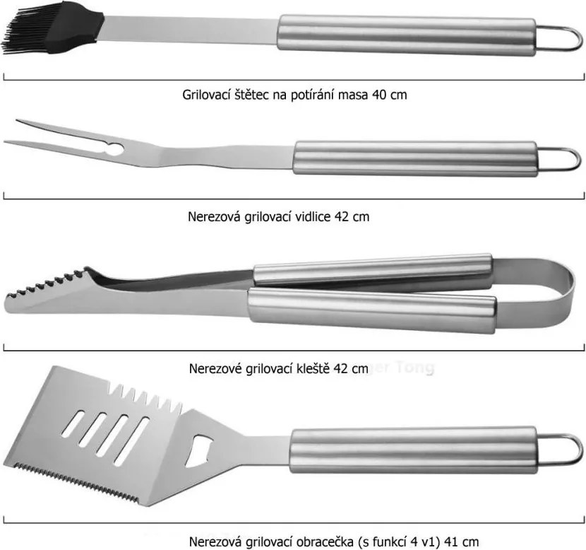 Set ustensile pentru grătar, 27 piese Avenberg ELEMENT