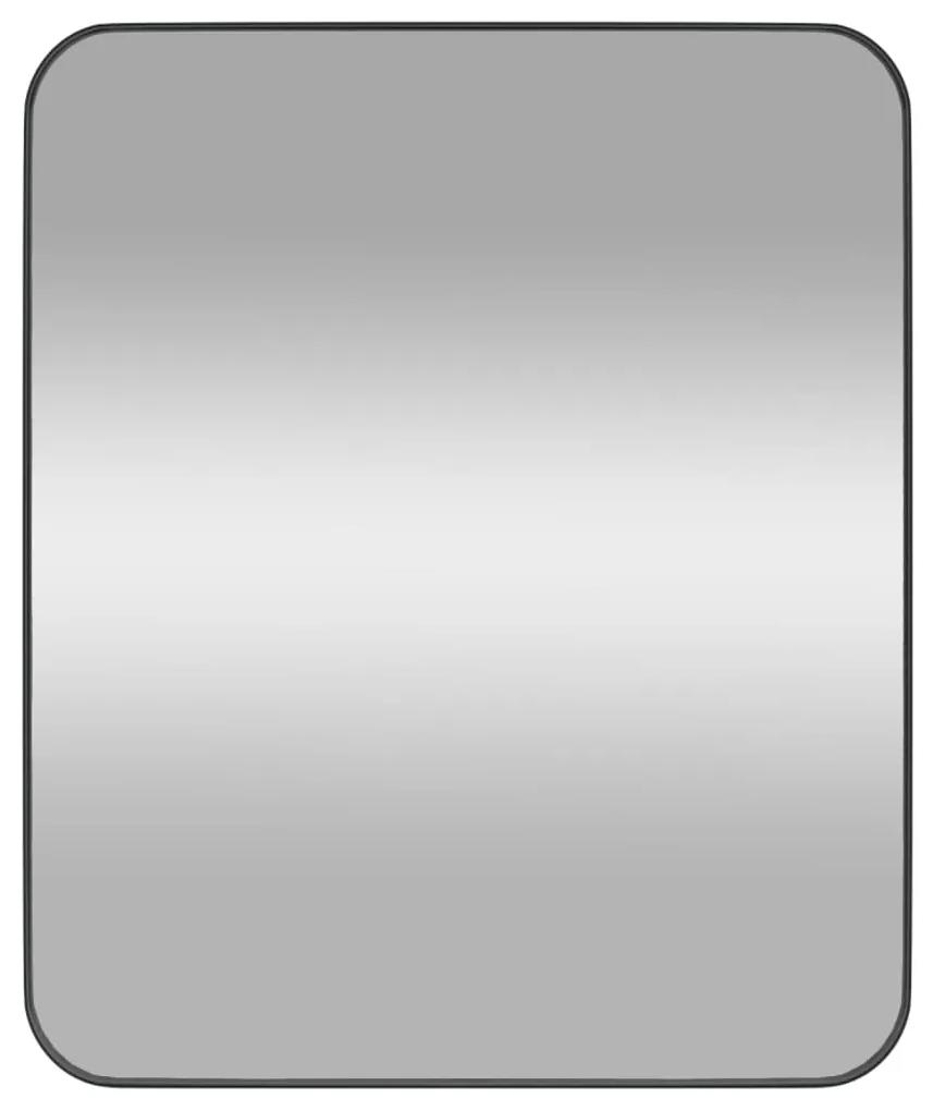 Oglinda de perete, negru, 50x60 cm, dreptunghiulara 1, Negru, 50 x 60 cm