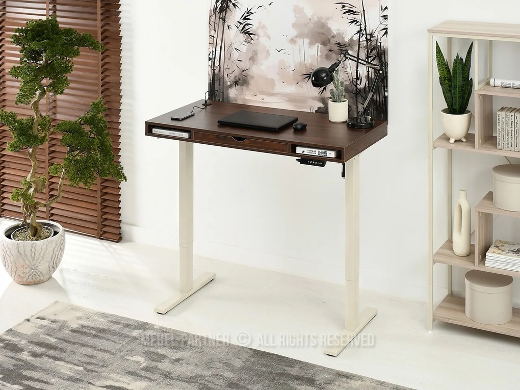 Masă PC Osto 120 (nuc + crem). 1109830