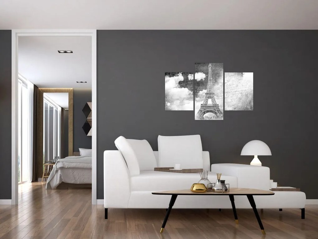 Tablou - Carte poștală de epocă a orașului N⁰3 (90x60 cm)