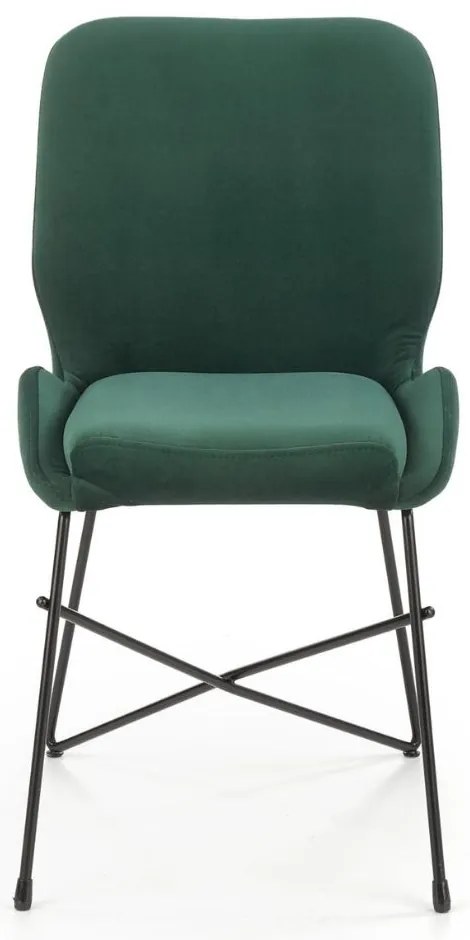 Scaun de bucaterie Kord, verde/negru