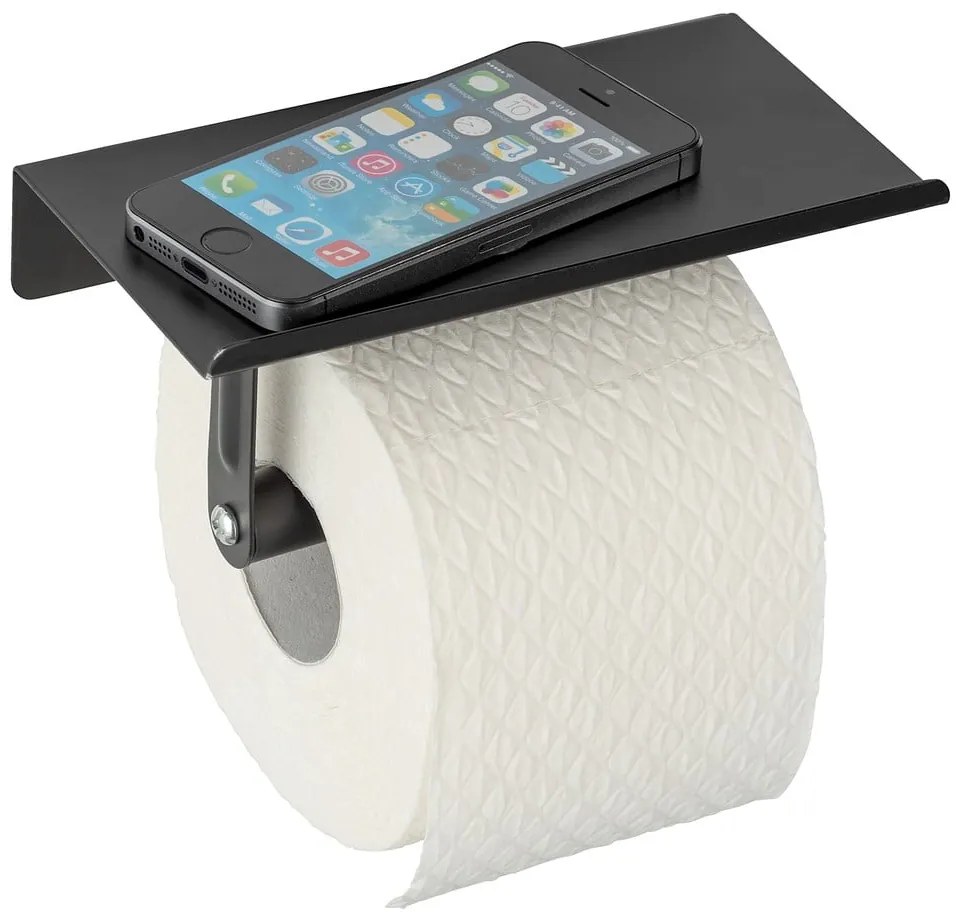 Suport pentru hârtie igienică de montat pe perete din oțel Walli – Allstar