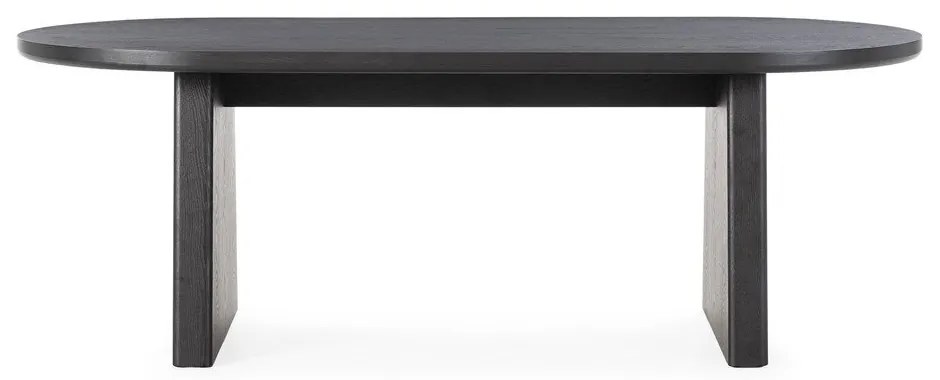 Masă de dining cu aspect de lemn de frasin 100x200 cm Blair – MOME