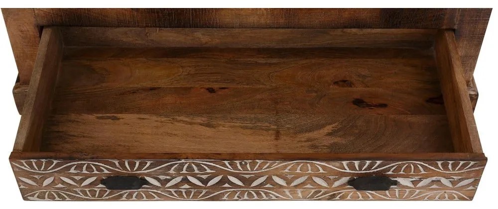 Șifonier maro din lemn de mango 190x45 cm Maneesh – Støraa