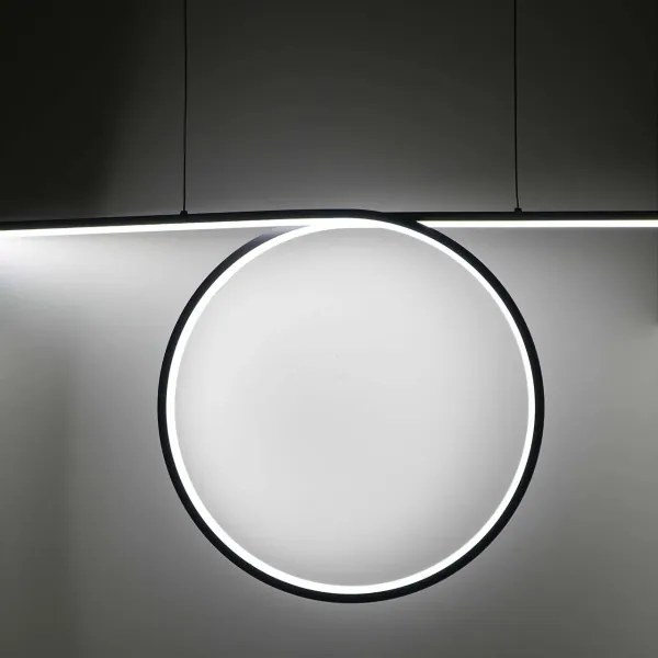 Lustră LED suspendată pe cablu ODETTA LED/42W/230V 4000K neagră