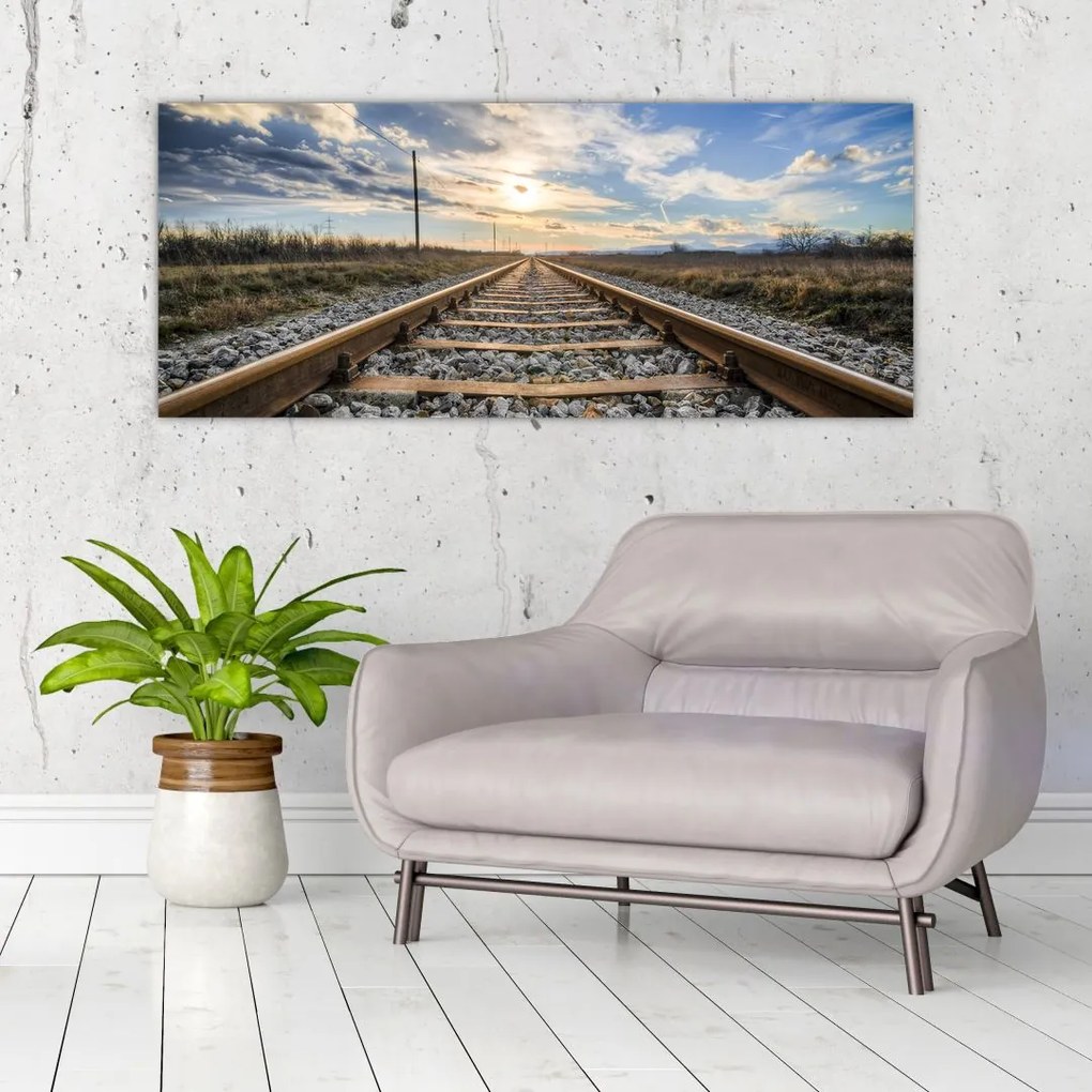 Tablou - Cale ferată (120x50 cm)