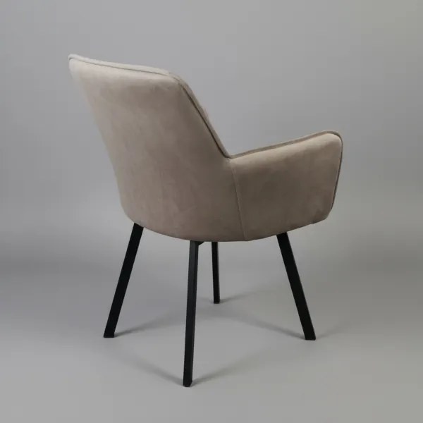 Scaun de sufragerie AMELIA taupe