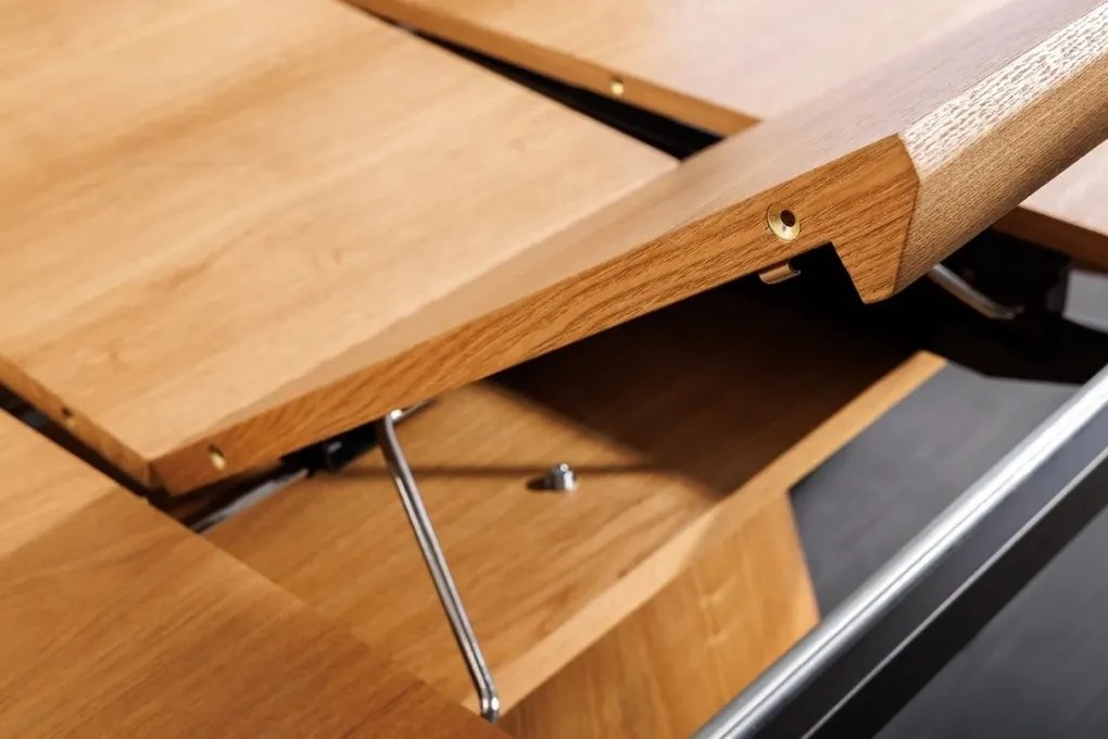 Masa extensibila UNIQUE 160-200cm natur