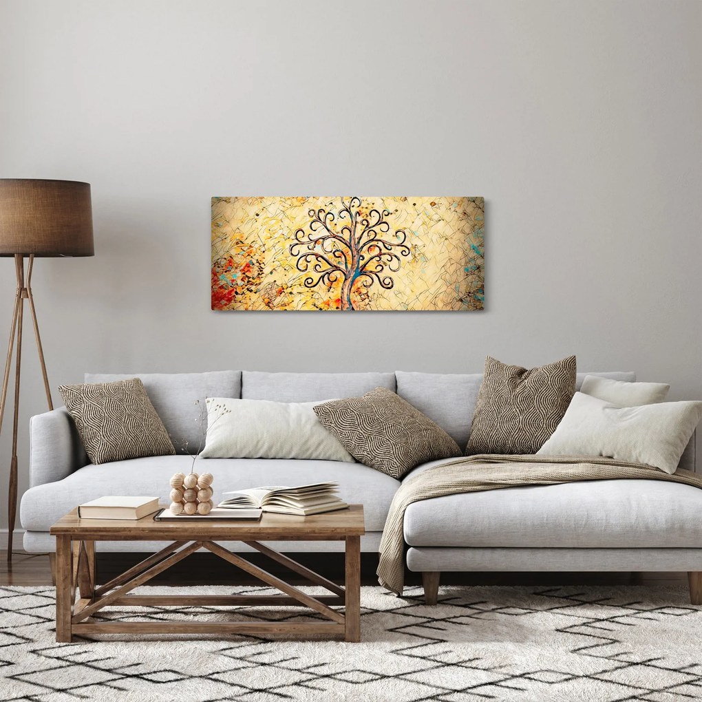 Tablou - Copacul vieții mozaic (120x50 cm)