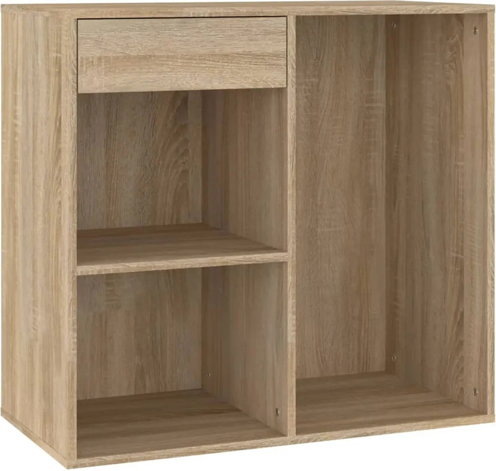 vidaXL Dulap de cosmetice, stejar sonoma, 80x40x75 cm, lemn prelucrat