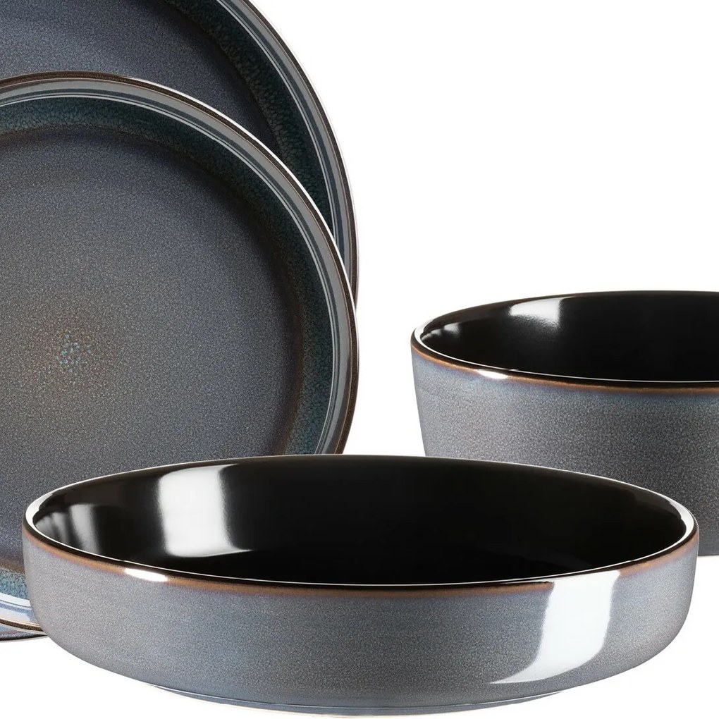 Set de masă Mäser 10 piese ALENIA, albastru