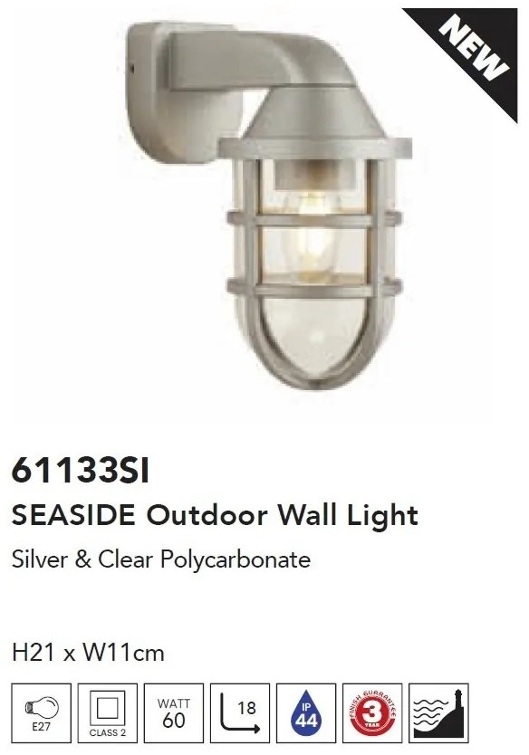 Aplica de perete exterior IP44 Seaside