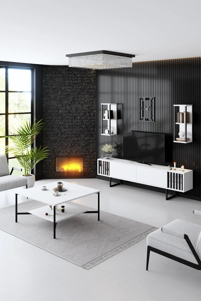 Mobilier living Chromatic (Alb + Negru). 1072964