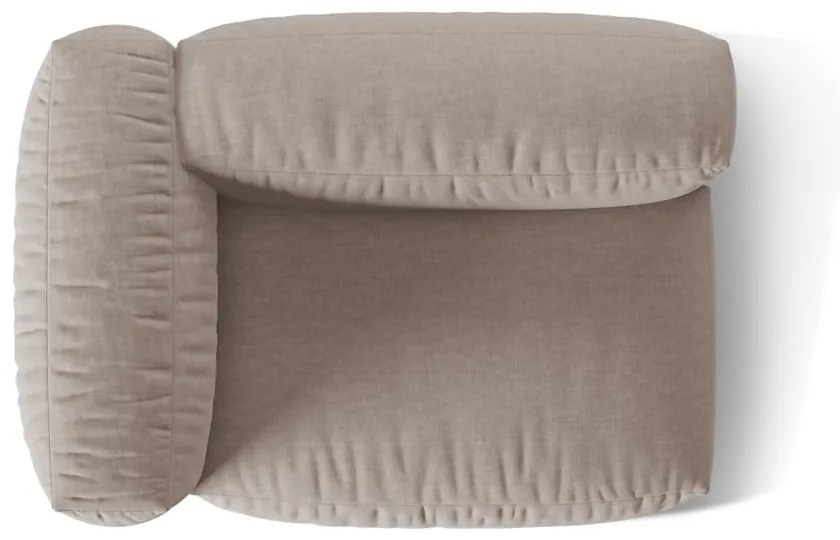 Modul pentru canapea modulară bej (cu colț pe partea stângă ) Martina – Micadoni Home