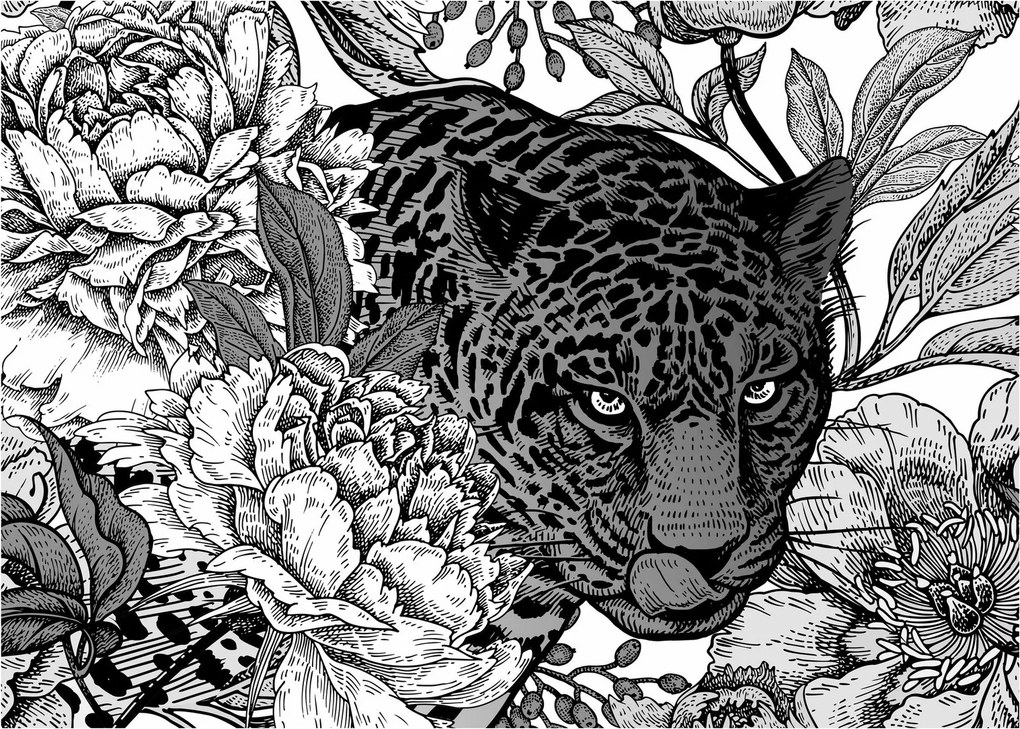 Tablou - Grădină exotică (70x50 cm)