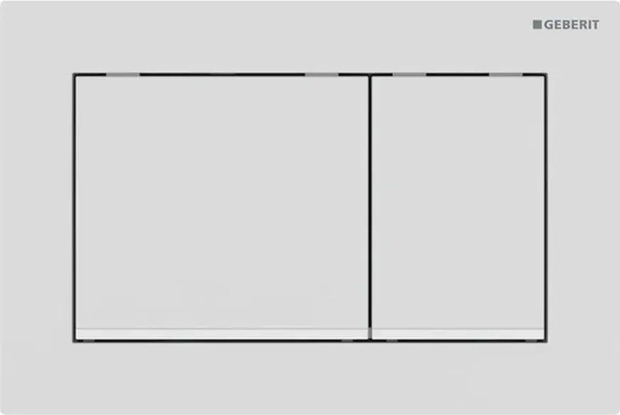 Clapeta de actionare Geberit Omega30 alb mat