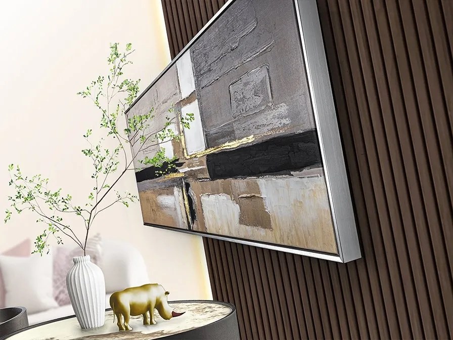 Tablou de perete pictura acrilica Reflejos 50x145cm