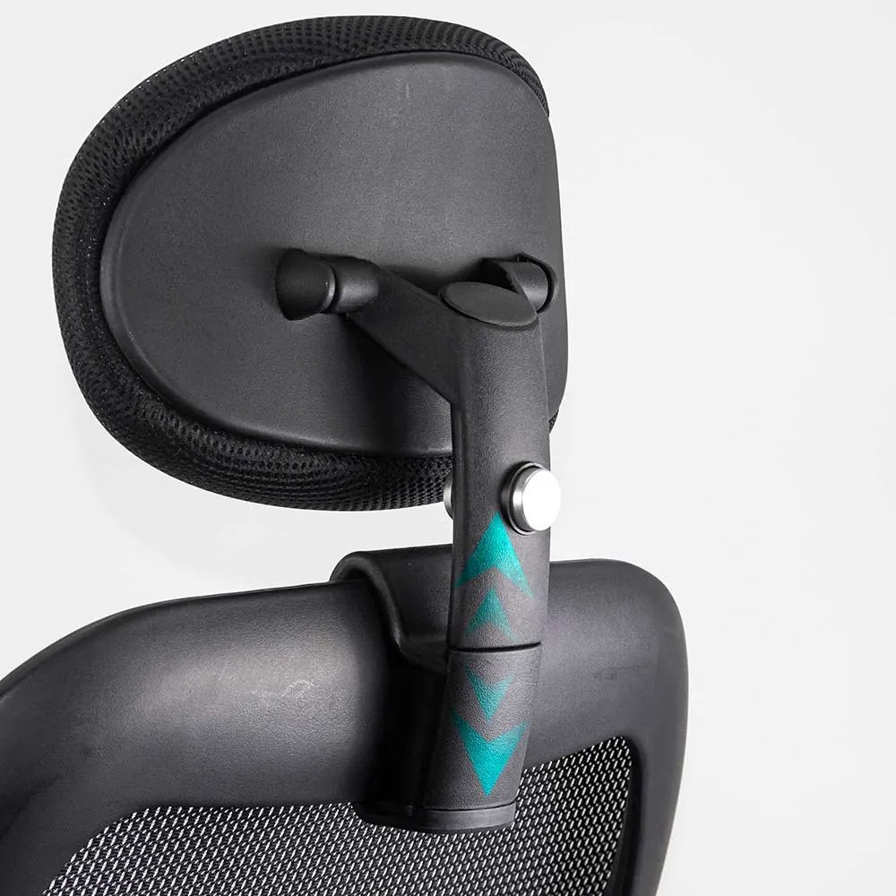 Scaun ergonomic SYYT 9513 negru, suport 150 kg și cotiere reglabile