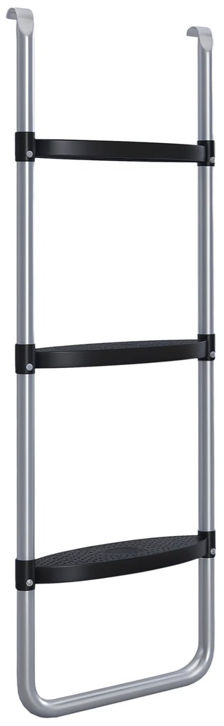 SPORTNOW Scară Acces Trambulină 3 Trepte sau 2 Trepte Late Capacitate 120kg 97x32cm | Aosom Romania