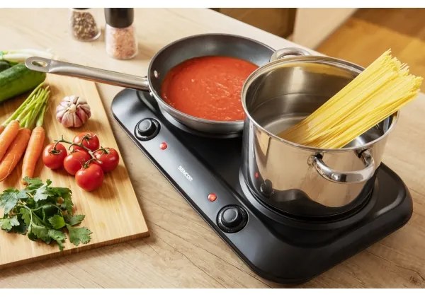 Plită vitroceramică dublă 2400W/230V Sencor