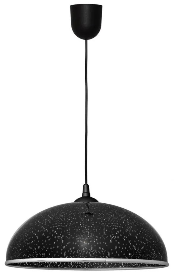 Lustră pe cablu CIRCLE 1xE27/15W/230V neagră