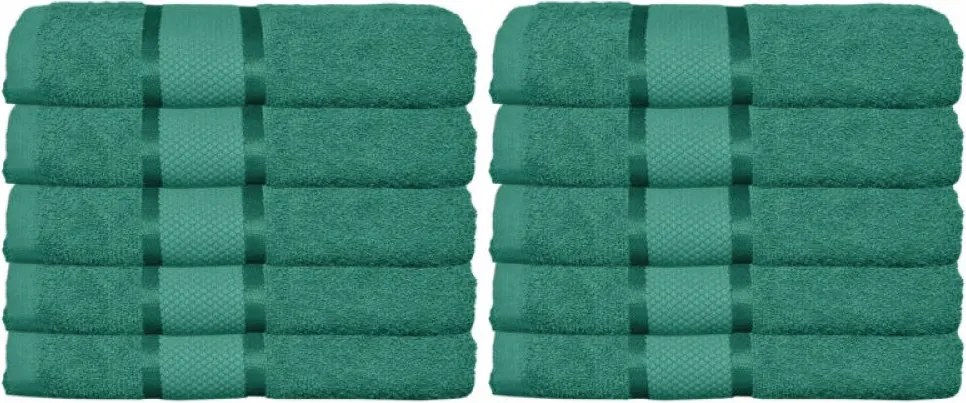 Set 10 Prosoape Premium din Bumbac 100% – 50×90 cm, 400g, Absorbție Superioară