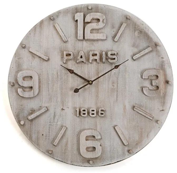 Ceas de perete Corbridge XXL, gri, 60 x 60 x 4,5 cm