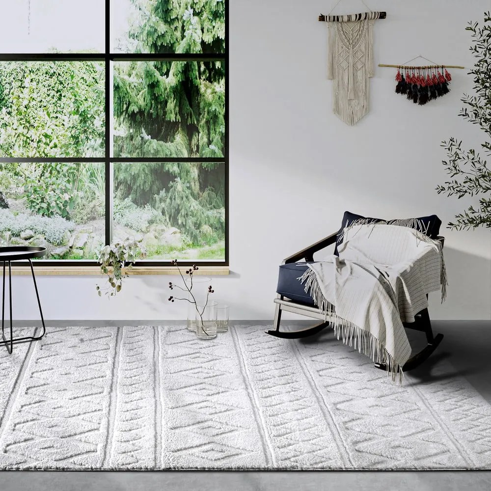 Covor crem 200x280 cm Itinerance Cream White – Elle Decoration