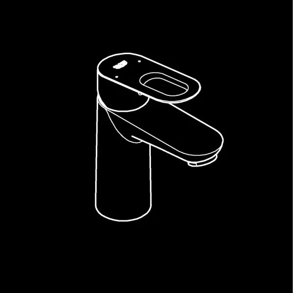 GROHE 23337000 - Baterie lavoar BAULOOP DN 15, crom lucios