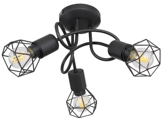 Brilagi - Lustră aplicată CAGE 3xE14/40W/230V