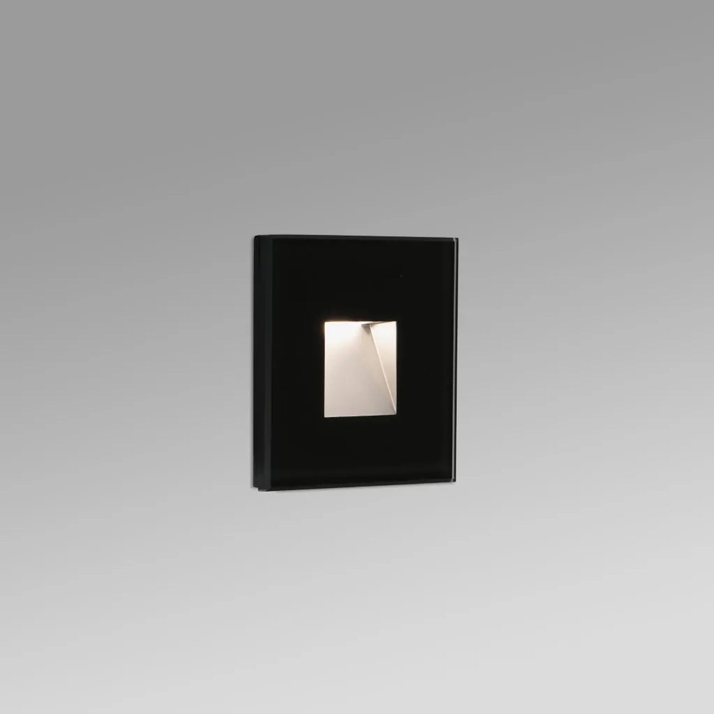 Spot LED de exterior IP65 iluminat ambiental DART SQ Black