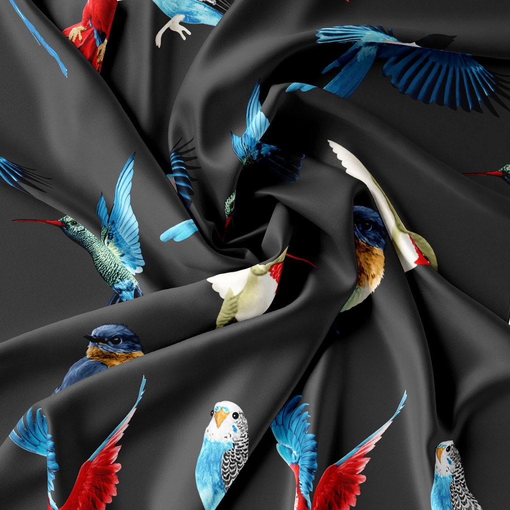 Lenjerie de pat din microfibra gri, PARROT