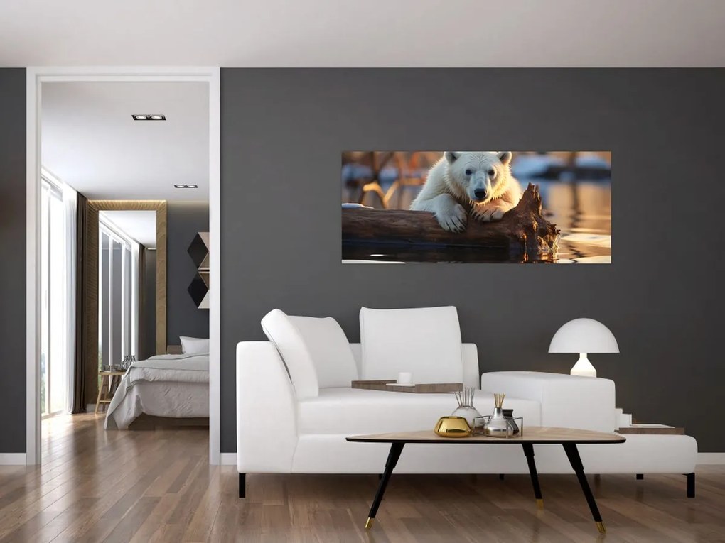 Tablou - Ursul polar (120x50 cm)